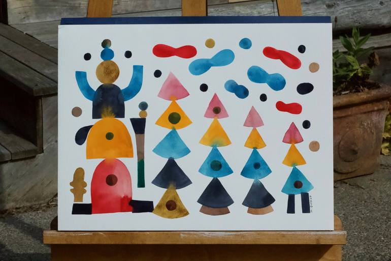 Original Family Painting by Mike Biskup