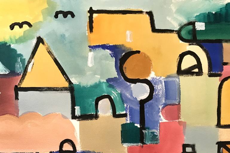 Original Abstract Painting by Mike Biskup