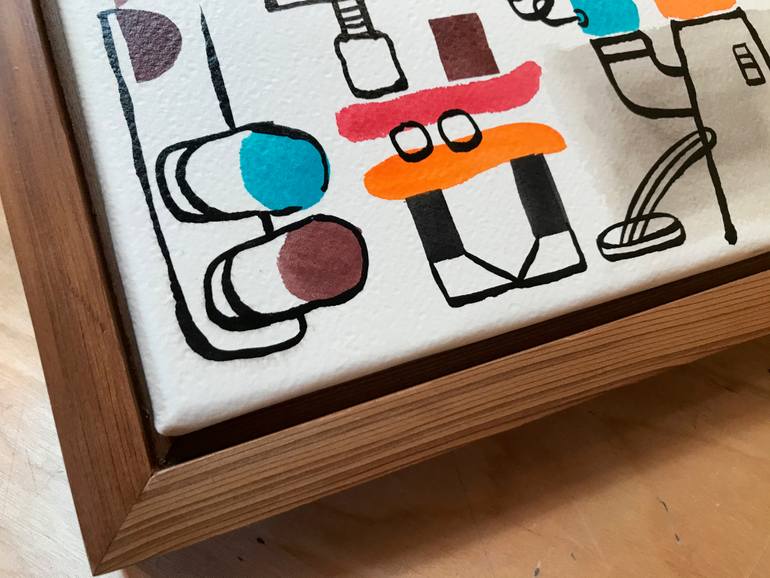 Original Abstract Expressionism Abstract Painting by Mike Biskup