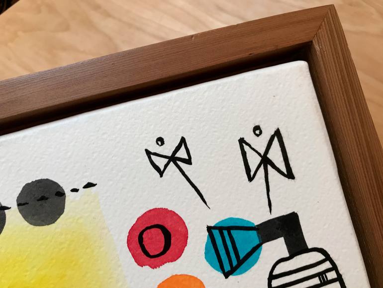 Original Abstract Expressionism Abstract Painting by Mike Biskup