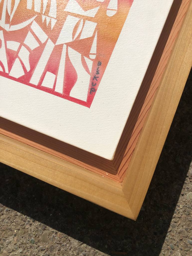 Original Abstract Expressionism Abstract Painting by Mike Biskup