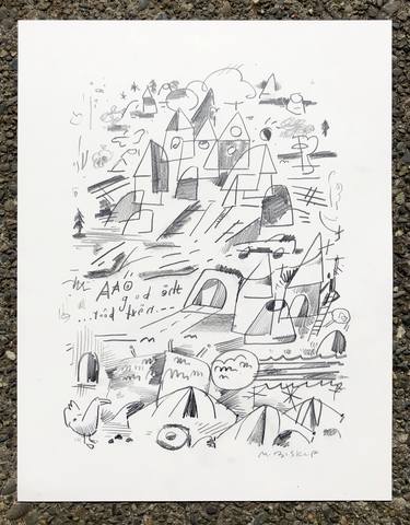 Original Landscape Drawings by Mike Biskup