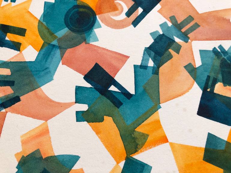 Original Abstract Painting by Mike Biskup
