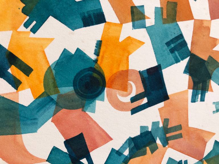 Original Abstract Painting by Mike Biskup