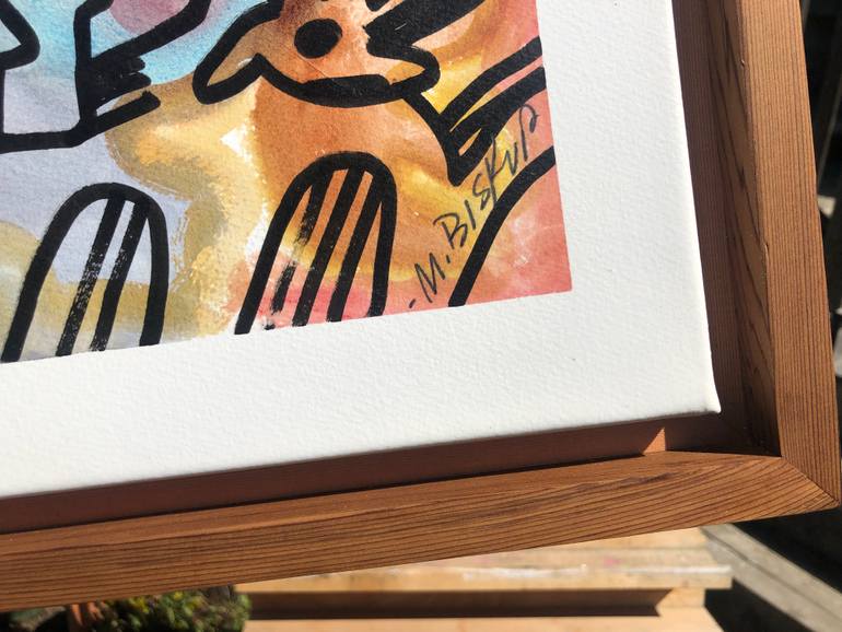 Original Abstract Landscape Painting by Mike Biskup