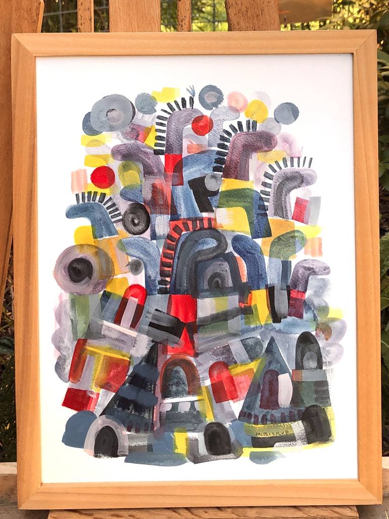 Original Abstract Painting by Mike Biskup