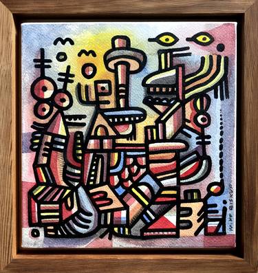Original Abstract Paintings by Mike Biskup