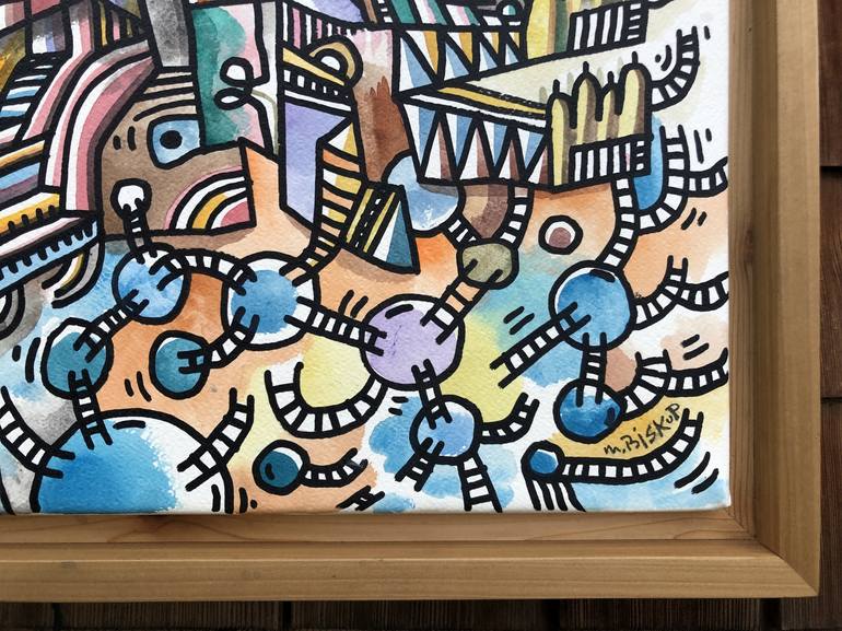 Original Abstract Painting by Mike Biskup