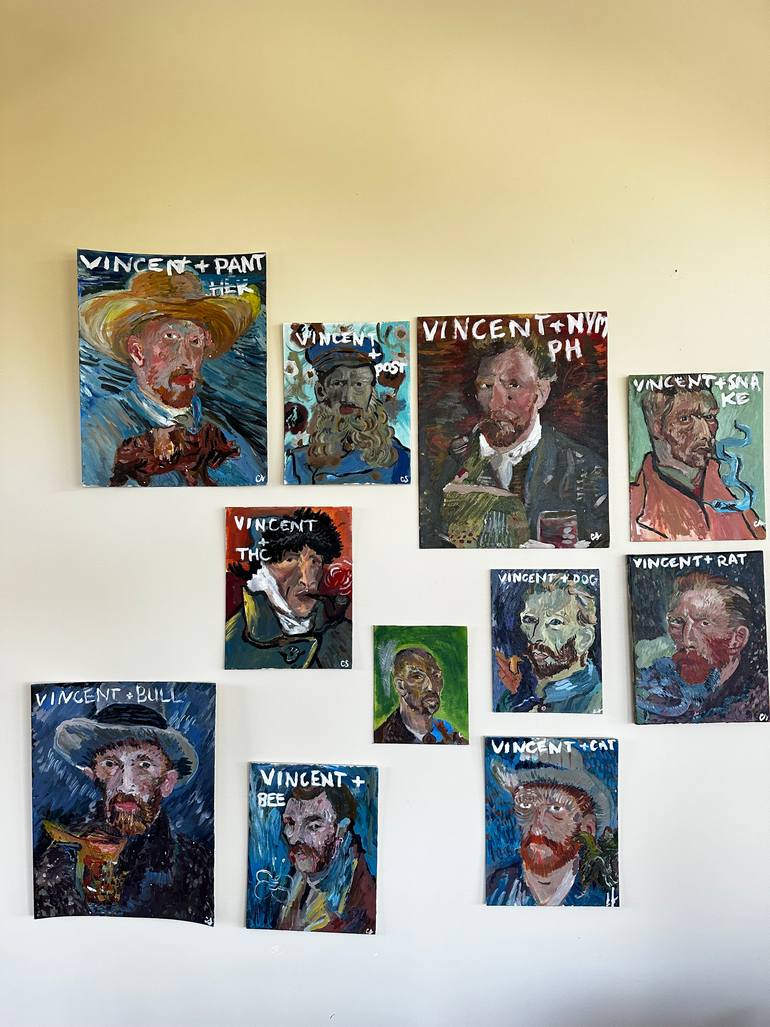 Original Portraiture Pop Culture/Celebrity Painting by Chloe Malyshkin