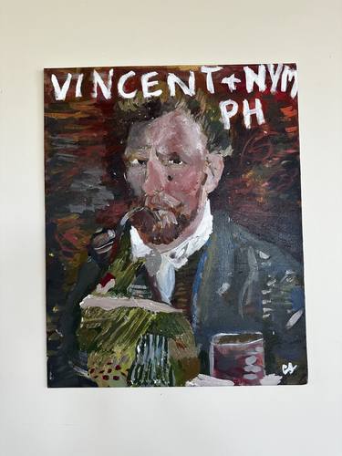 Original Portraiture Pop Culture/Celebrity Painting by Chloe Malyshkin