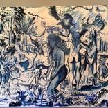 Judgement of Paris in Blue by Chloe Malyshkin
