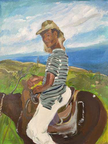 Jean-Michelle Basquiat (on horseback) thumb