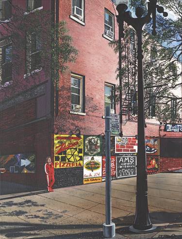 Original Street Art Cities Paintings by Amy Roberts