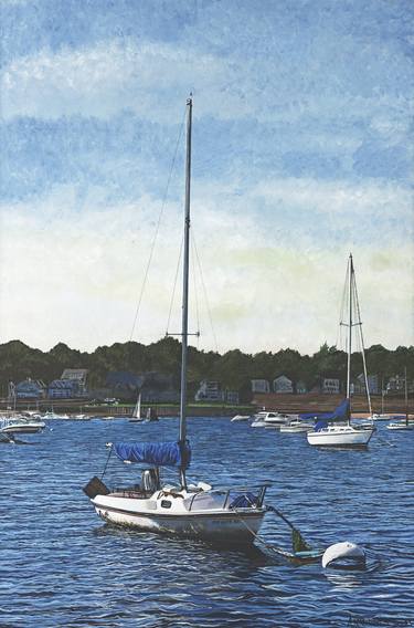 Print of Boat Paintings by Amy Roberts