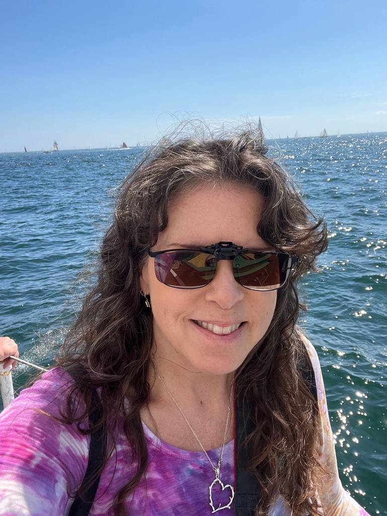 Original Figurative Boat Painting by Amy Roberts