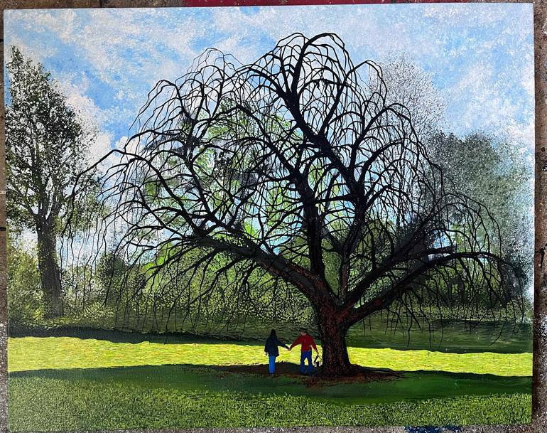 Original Realism Love Painting by Amy Roberts