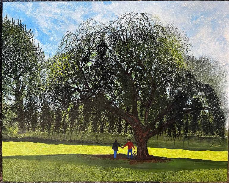 Original Realism Love Painting by Amy Roberts