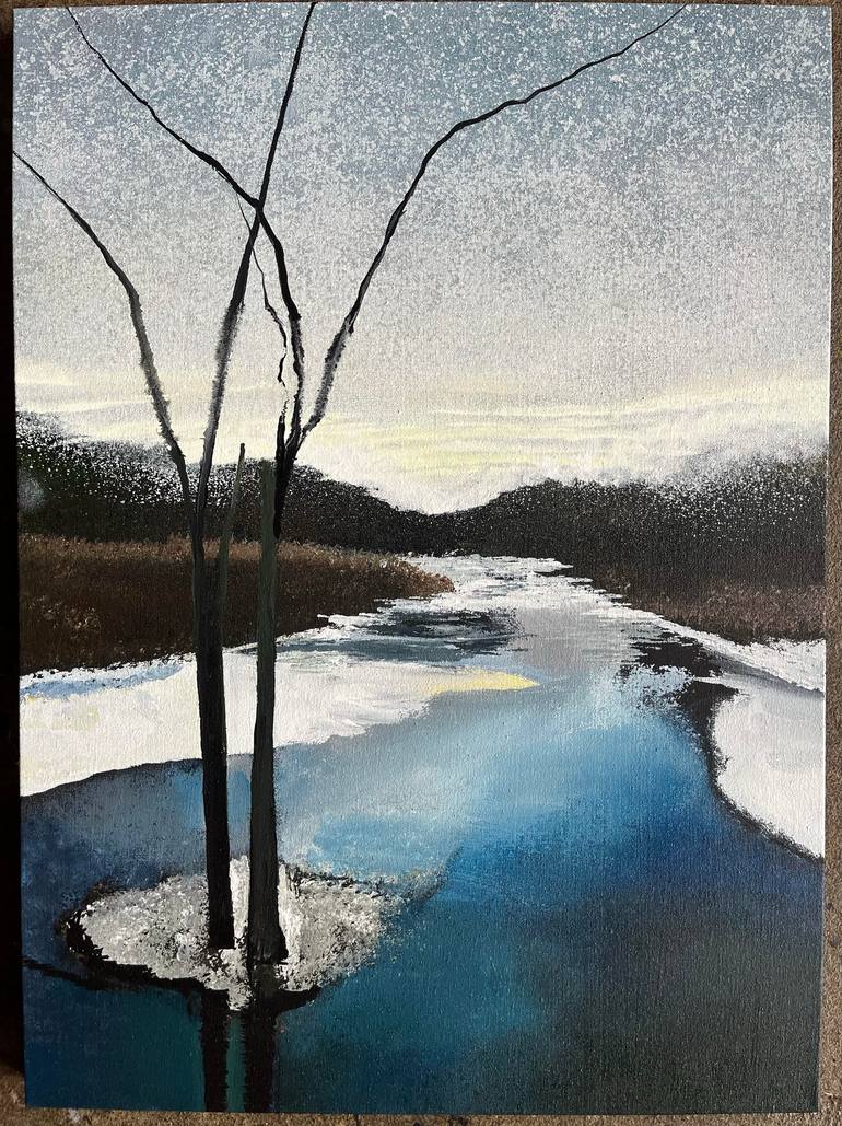 Original Realism Landscape Painting by Amy Roberts