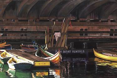 Print of Boat Paintings by Amy Roberts