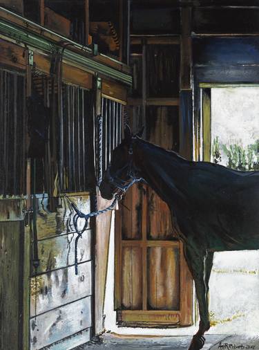 Print of Horse Paintings by Amy Roberts