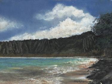 Print of Photorealism Beach Paintings by Amy Roberts