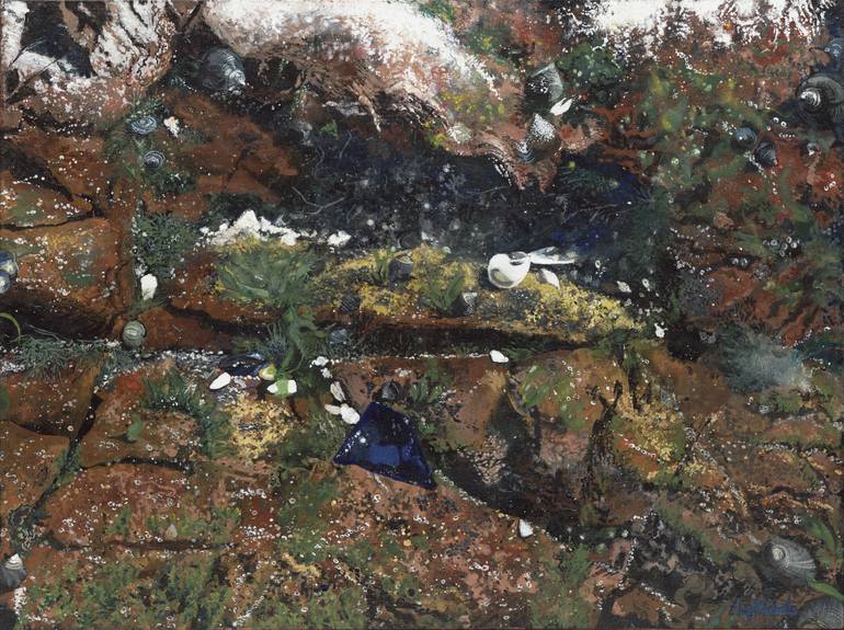 Print of Realism Beach Paintings by Amy Roberts