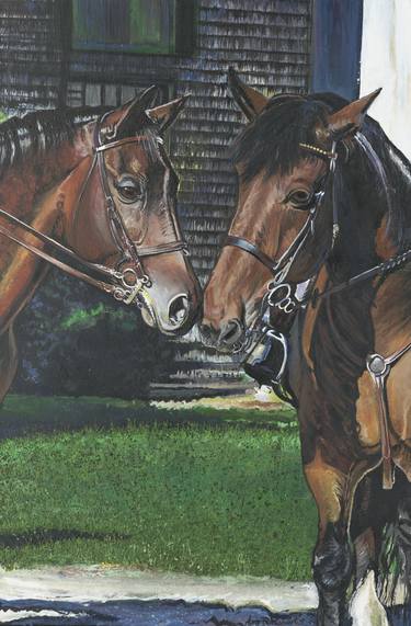 Print of Realism Horse Paintings by Amy Roberts