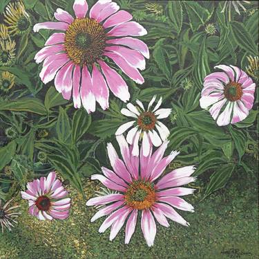 Original Realism Garden Paintings by Amy Roberts