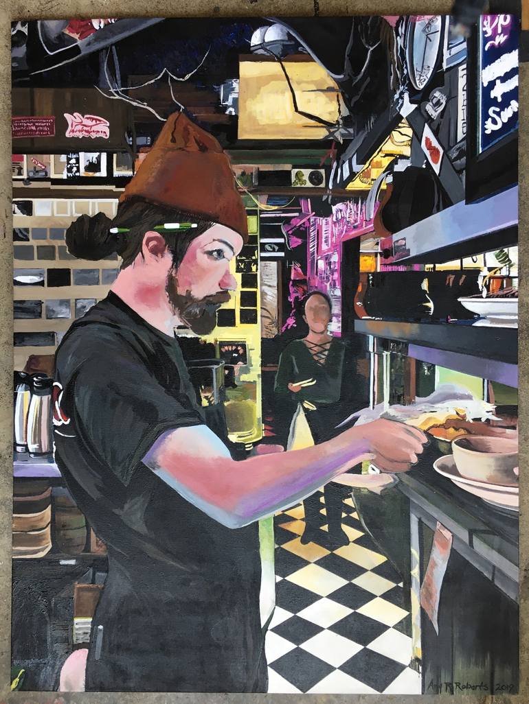 Original Realism Food & Drink Painting by Amy Roberts