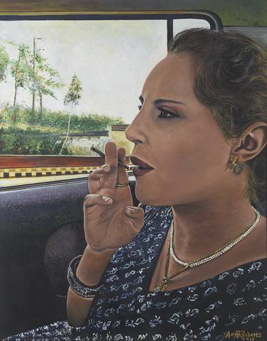 Original Realism Car Paintings by Amy Roberts