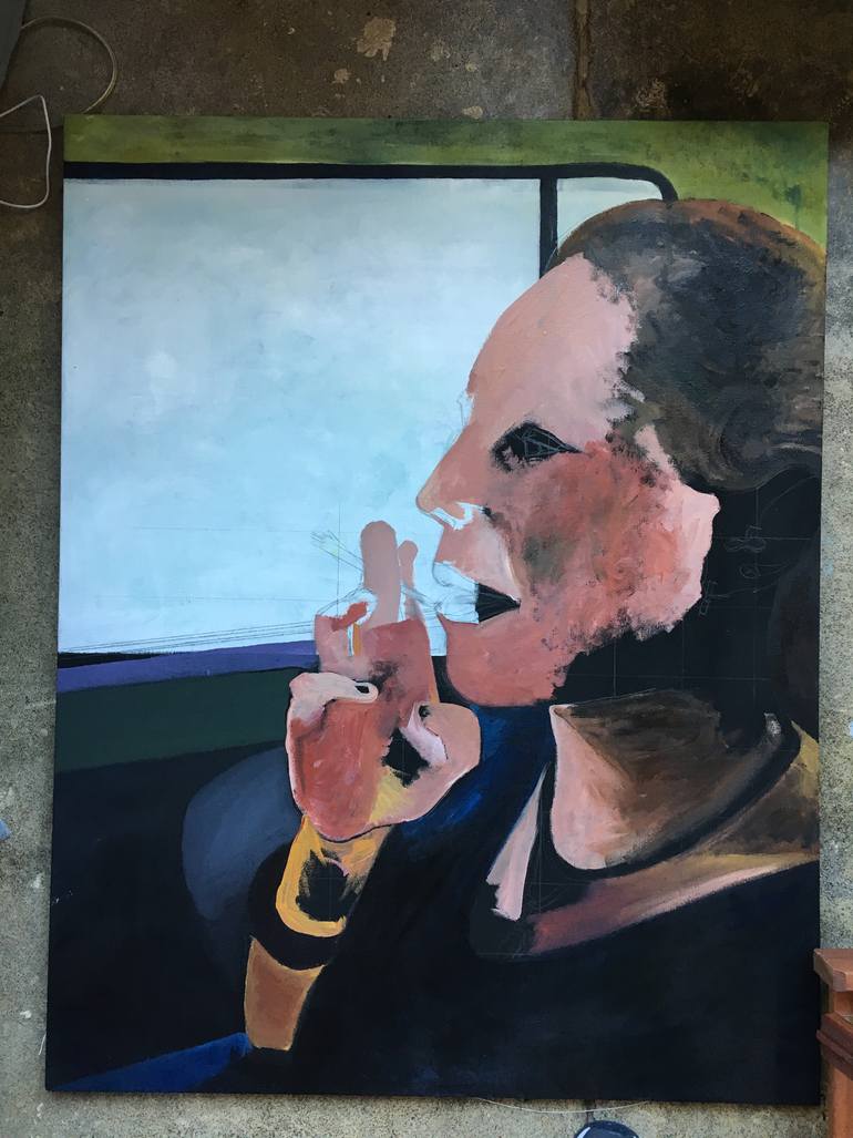 Original Illustration Women Painting by Amy Roberts