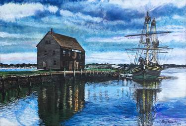 Print of Fine Art Ship Paintings by Amy Roberts
