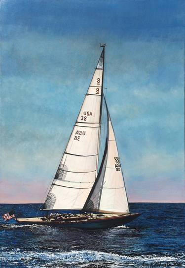 Print of Realism Boat Paintings by Amy Roberts