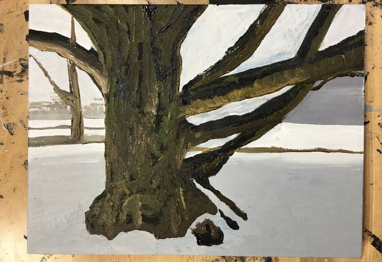 Original Tree Painting by Amy Roberts