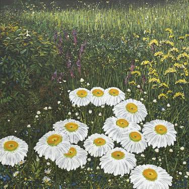 Original Fine Art Floral Paintings by Amy Roberts