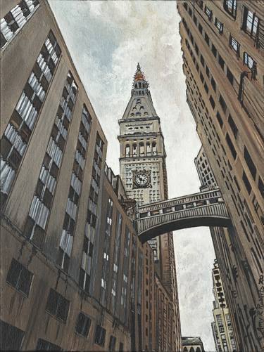 Original Cities Paintings by Amy Roberts