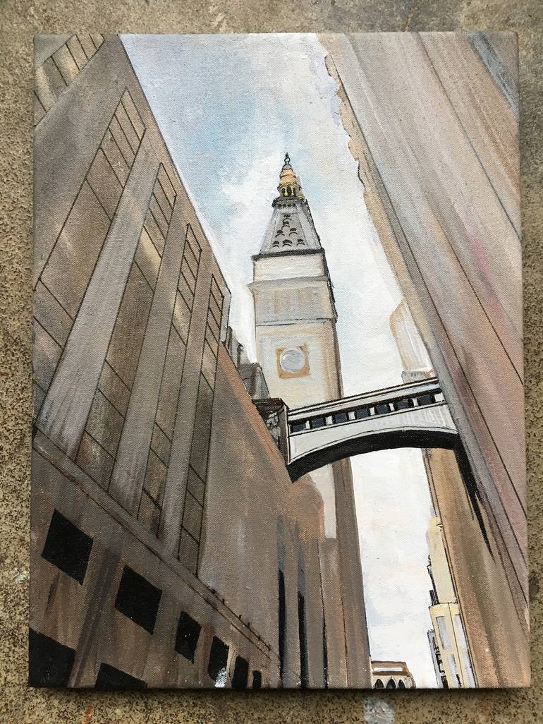 Original Cities Painting by Amy Roberts