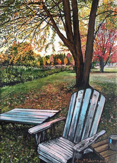 Print of Fine Art Tree Paintings by Amy Roberts