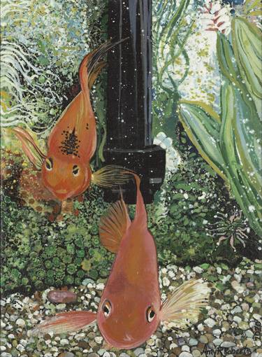 Print of Realism Fish Paintings by Amy Roberts