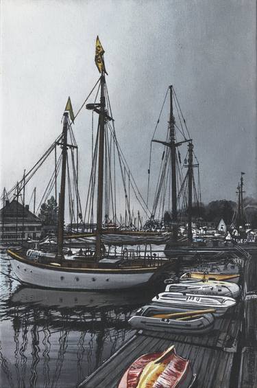 Print of Photorealism Ship Paintings by Amy Roberts