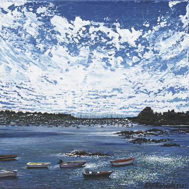 Print of Realism Seascape Paintings by Amy Roberts