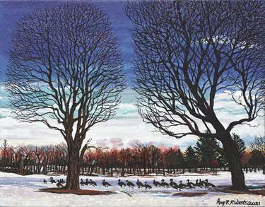Print of Seasons Paintings by Amy Roberts