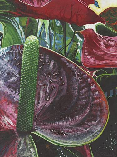 Print of Fine Art Botanic Paintings by Amy Roberts