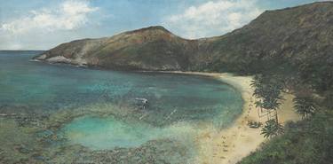Print of Realism Beach Paintings by Amy Roberts