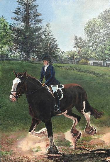 Print of Photorealism Horse Paintings by Amy Roberts
