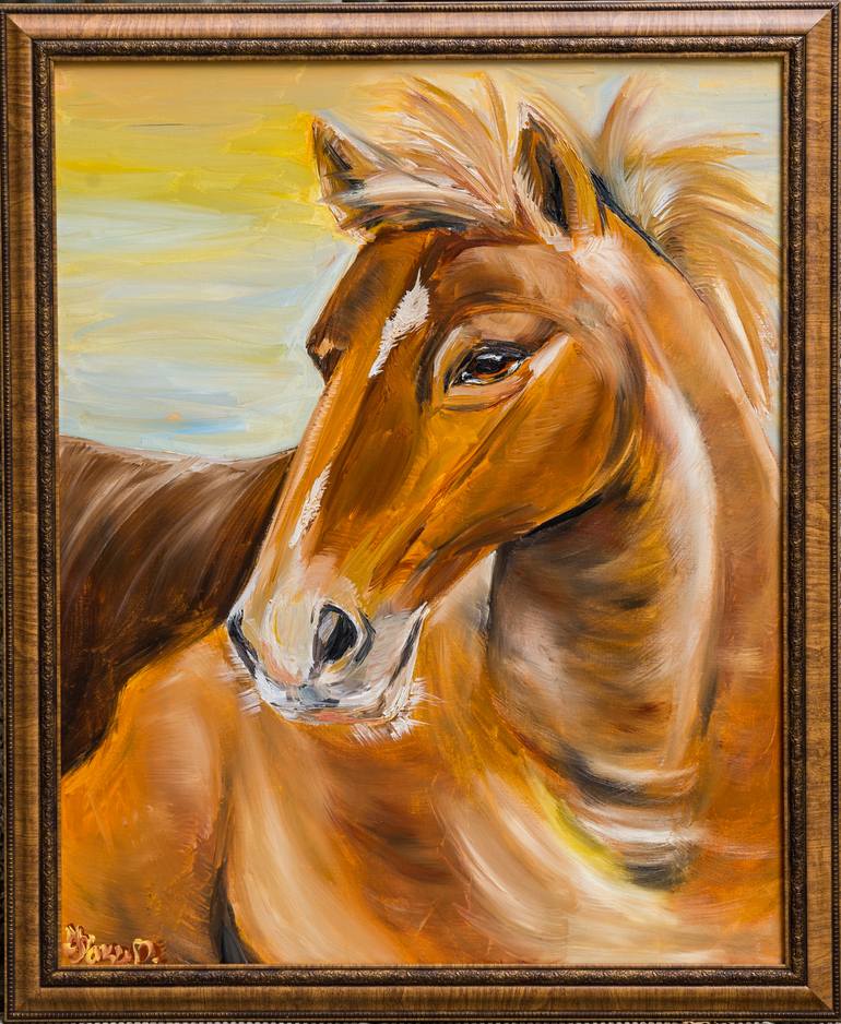 Original Realism Animal Painting by zlatka fakircheva