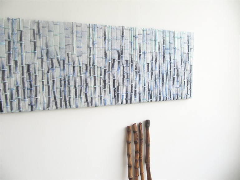Original Abstract Nature Painting by Ellen Van Der Wiel