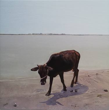 Original Photorealism Beach Paintings by James Earley