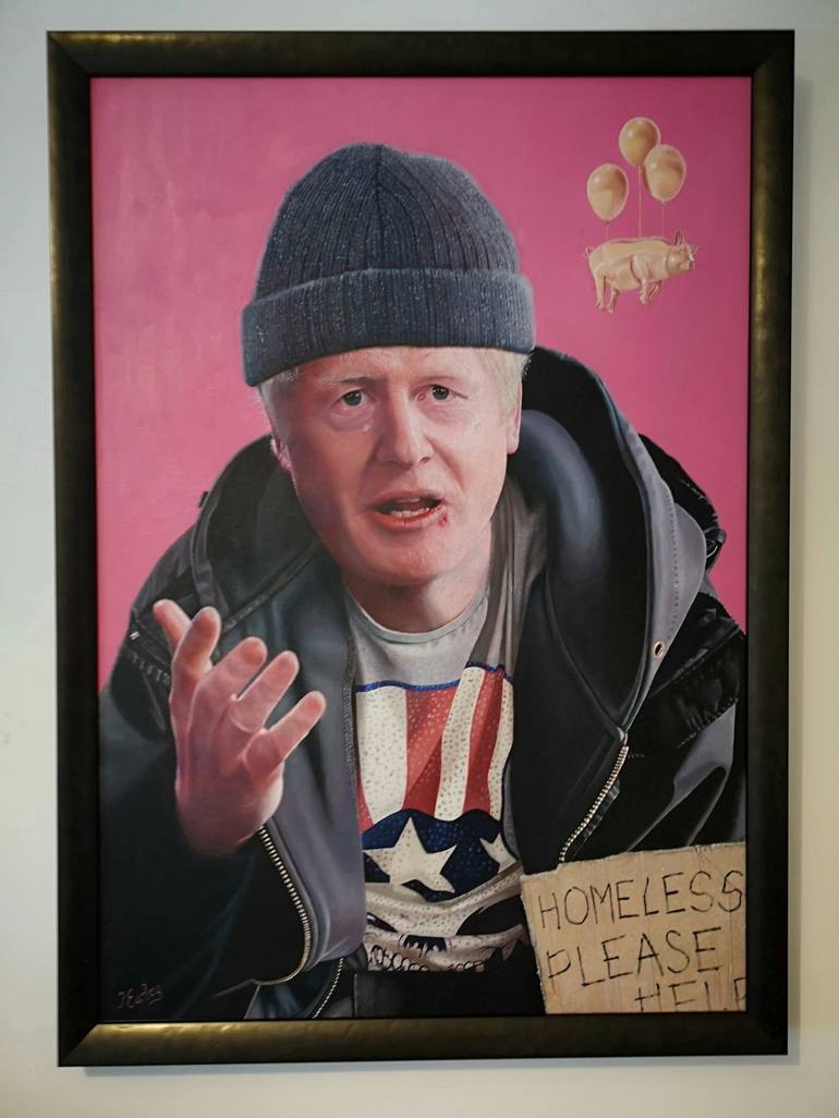 Original Realism Political Painting by James Earley