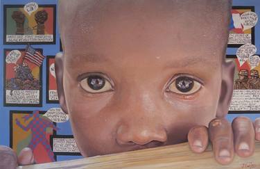 Original Photorealism Children Paintings by James Earley